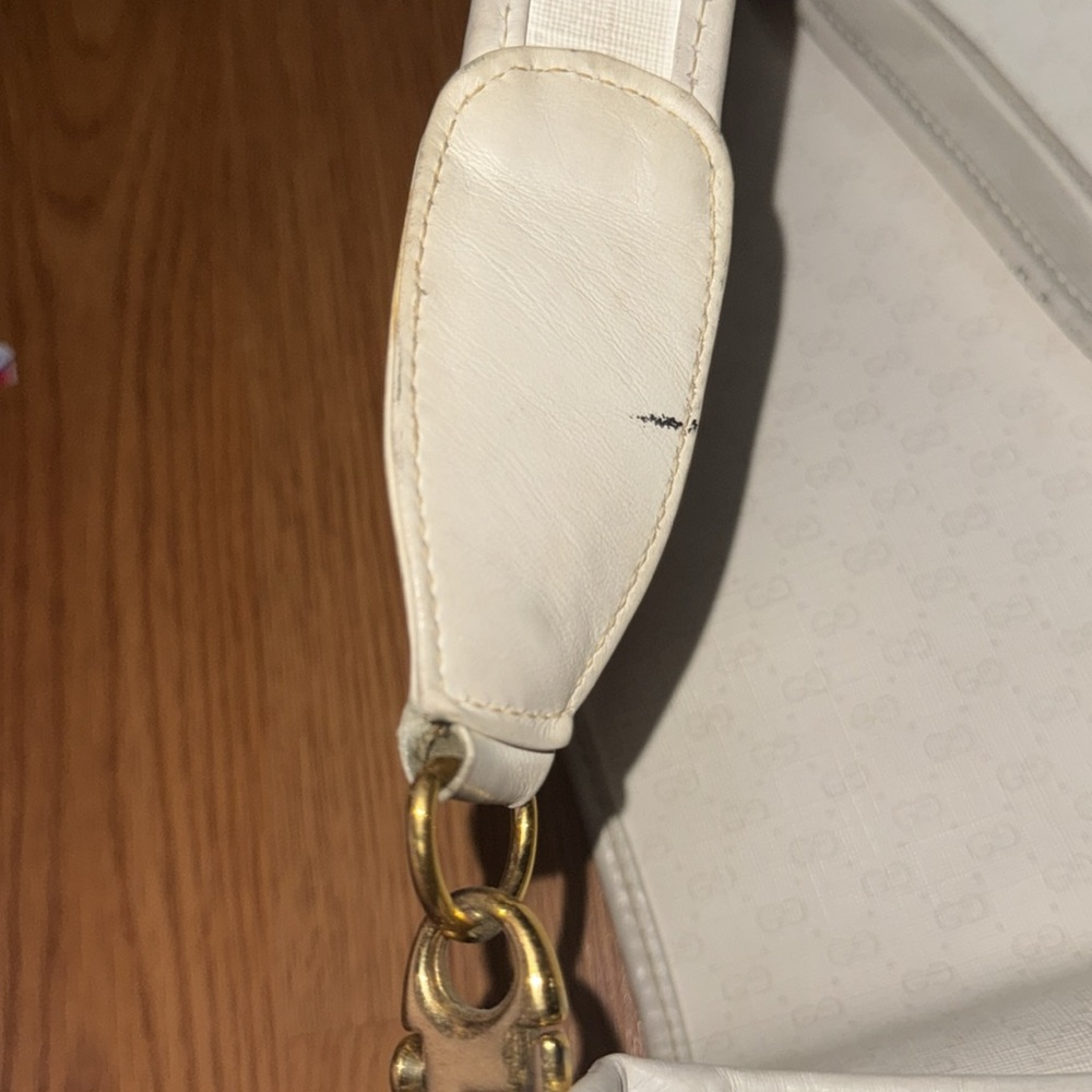Vintage white shoulder bag - Picture 6 of 11